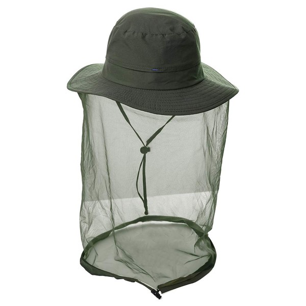 TOP-EX Detachable Net Sun Hat for Men with Wide Brim,