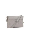 Kipling Damen New Angie Umhängetasche, Grau Gris