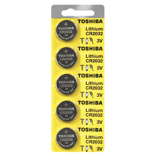 Toshiba CR2032 3 Volt Lithium Coin Battery (25 Batteries)