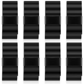 Sonwyoung 8 Pcs Foosball Wraps Foosball Table Parts Foosball Handle Grips Wraps Foosball Table Replacement Accessories with Velvety Comfort for Tournament Anti Slip and Absorbent Grip, Black