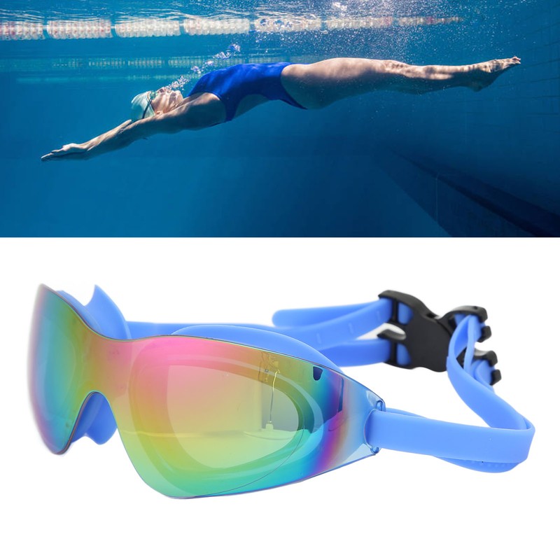 Swimming Goggles Anti Fog No Leaking Silica Gel Swim Glasses