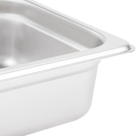 Inserto Contenedor Acero Inoxidable Sexto de 2.5 Pulgadas de Profundidad Modelo Anti-Atascos