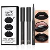 Liquid Lipstick Set, Black Lip Makeup Set with Velvet Lip