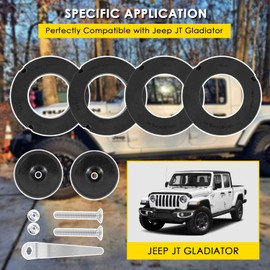 1155300 JT: 1.5” High Performance Spacer Leveling Kit Fits for Jeep JT Gladiator - No Shock Absorbers