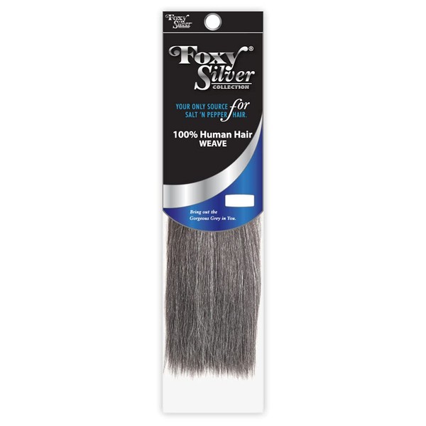Foxy Silver (Weave - HH Yaki Straight) 10 inch - 100% Human Hair Weave in 280