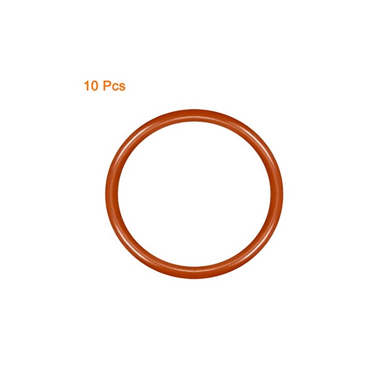 uxcell Silicone O-Ring, 34mm Outside Diameter, 29.2mm Inner Diameter, 2.4mm
