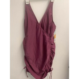 Kona Sol Women's Convertible Side-Tunneled Swim Dress New Size Medium