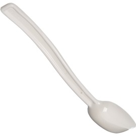 Carlisle 446002 Solid Buffet / Salad Serving Spoon, 0.5 oz, White