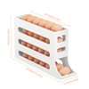 Egg Holder for Refrigerator, 4 Tiers Automatic Rolling Egg Container