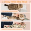 CKNCY 21.7" Cat Grooming Wrap Cat Wrap for Cutting Nails