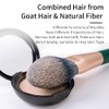 ENZO KEN Juego de Brochas de Maquillaje de Fibra Natural