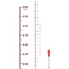 sourcing map Growth Chart 200cm Metric Height Chart Ruler Wall
