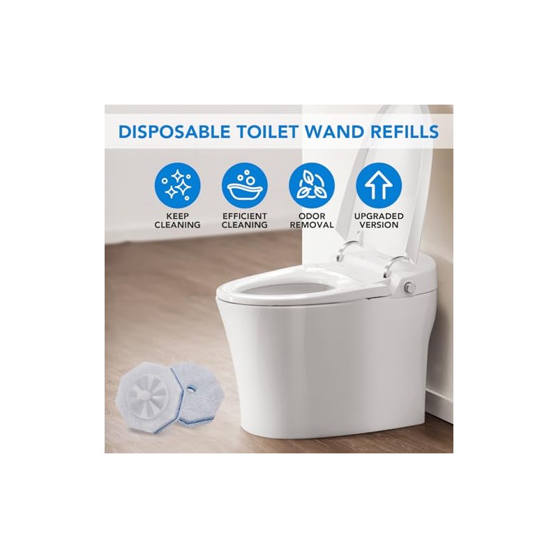 50 Count Toilet Bowl Wand Refills for Clorox, Upgrade Replacement