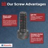 Kozelo 655pcs Socket Head Cap Screws Bolts Nuts Assortment Kit