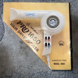 Pro 1650 Vintage Pro 1650 Beige Hair Dryer Styler New In Box Old Stock