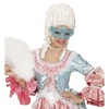 WIDMANN wid04701 ? Noblesse Lace Mask Blue Decorated with Glitter