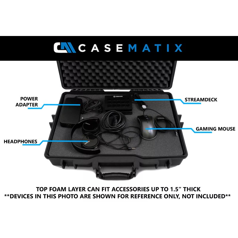 CASEMATIX Custom Waterproof Laptop Case for Dell Alienware Laptop and