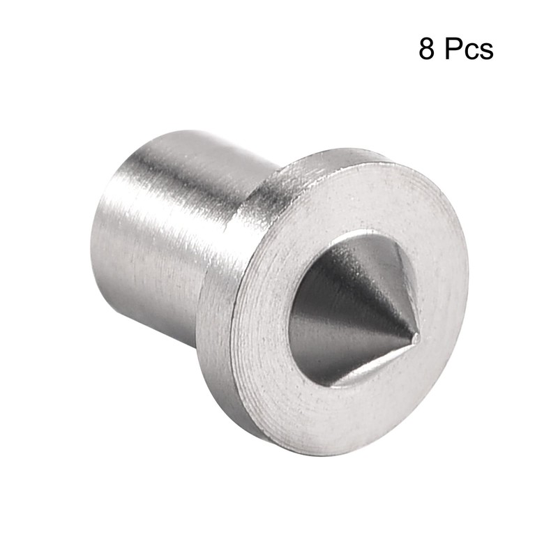 sourcing map 4mm Drill Center for Dowel and Tenon, Stainless
