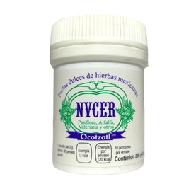 Perlas dulces NVCER recubiertas de EXTRACTO DE PASIFLORA ALFALFA, 30gr (aprox 200 perlas). Natural, concentrado, de bolsillo, relax. Microdosis.      
