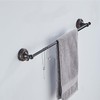 Towel Racks for Bathroom, NEWRAIN Adjustable Retractable 16-29 Inches Brass