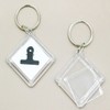 LT Acrylic Frame Keychain Diamond Keyring Gift Keyring Holder Photo Keychain Transparent Frame / LT 아크릴 액자 열쇠고리 다이아몬드 키링선물 키링홀더 사진열쇠고리 투명액자