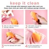 Real Techniques Miracle Complexion Beauty Sponge Makeup Blender, Set of
