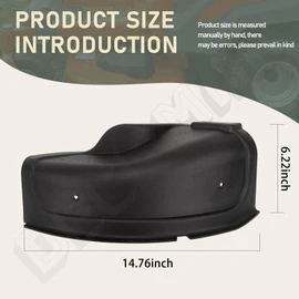 960120040 Mulch Cover Kit W/Mounting Accessories for Craftsman Husqvarna 54" Riding Lawn Mowers RZ5424 Z254 LGT2654, Mulch Plate Cover Hooks Kit Replace 532187298 187298