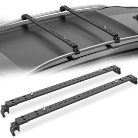 YZONA Heavy Duty 300 LBS Universal Roof Rack Cross Bars Compatible with Flush & Raised Side Rails, Adjustable Crossbars Cargo Carrier Rooftop Luggage Cars Vehicles Suvs