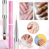 Cobee Brush for Gel Nails Dual-Ended Fineliner 2 in 1