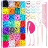 32 Colors Girls Hair Ties Set, Qtopun 2000 pcs Mini