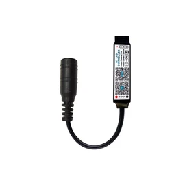 Cleiscry Mini controlador RGB compatible con Bluetooth, tira de luz LED para luces de cinta RGB, control de aplicación inteligente, CC 5 V, 12 V, 24 V (controlador de 5 a 24 V)