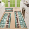 Nesphy Kitchen Rugs Sets of 3, Non Slip Washable Mats