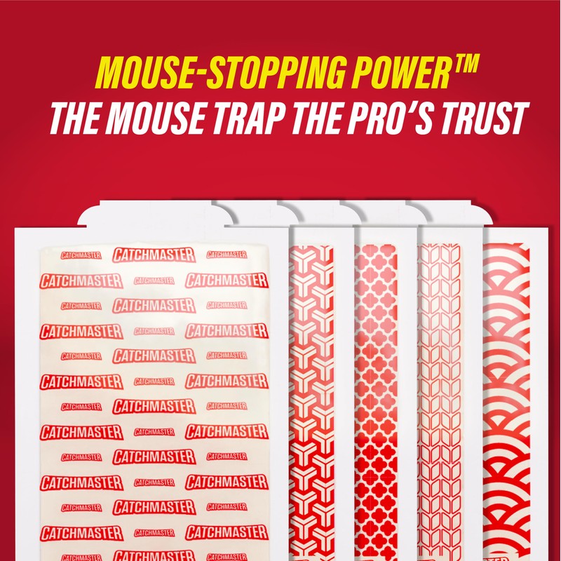 Catchmaster Mouse & Insect Glue Boards 60pk, Mouse Traps Indoor