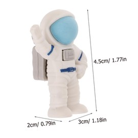Operitacx 48pcs Space Astronaut Erasers for Tiny Erasers for Schoolwork and Drawing Fun Classroom Rewards and Party Favors Pencil Mark Removal Cute Space Themed Supplies