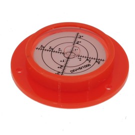 Universal Level Horizontal Bubble Water Level Bubble Small Straight Through 90x17mm Outrigger Water Pump Automobile Level (Orange Shell White)