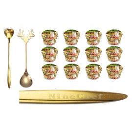 Generic NineChef Spoon Plus MAMA Instant Rice Soup Bowl Noodle In Vietnamese Style Pho Bo Beef Flavor 12 Bowl