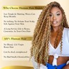 Syrenlore Highlighted Multi-Blonde Braiding Human Hair for Boho Knotless Braids,