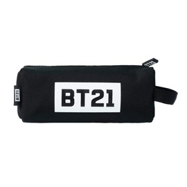 Grupo Erik Official BT21 Pencil Case - Cool Collection - Large Pencil Case, Large Pencil Case Black