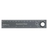 sourcing map Straight Ruler 6 Inch Metric English System Aluminum