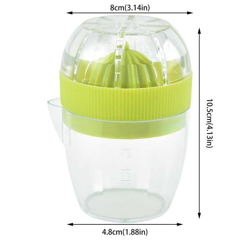QUINTRA Lemon Squeezer, Plastic Juicer, Manual Hand Juicer, Orange Lime