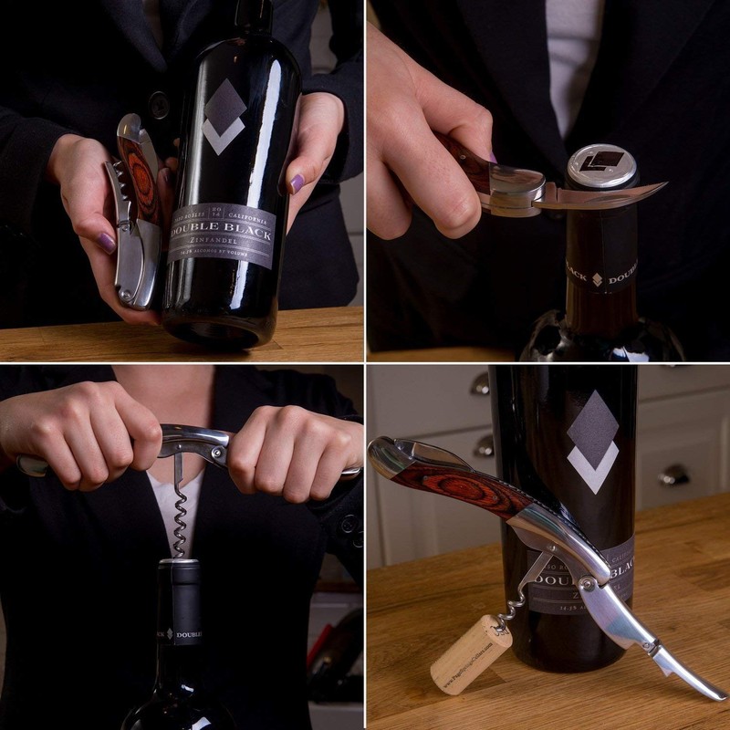 CORKAS Extravagant Professional Wine Key for Executive Waiter, Heavy Double