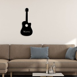 Musicians Gifts Decorative Lamp Guitar with Name Gift Idea Music School Music Teacher Music Guitarists