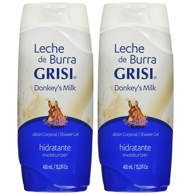 Leche De Burra Grisi Donkey's Milk Shower Gel Hidratante 15.2fl,