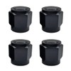 YSIL 4PCS 10AN Female Flare Plug Block Off Cap Swivel