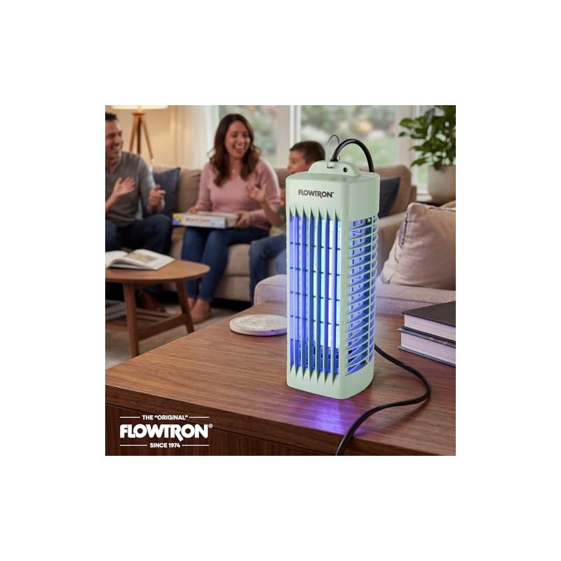 Flowtron Indoor Bug Zapper (Green) - 1000V Electric Insect Killer