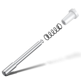 Ceoighe 8 Pack Window Screen Plunger Latches with Caps, 5/32" X 1-1/2", Aluminum Window Screen Plunger Pins, Secure Screens in Place (White)