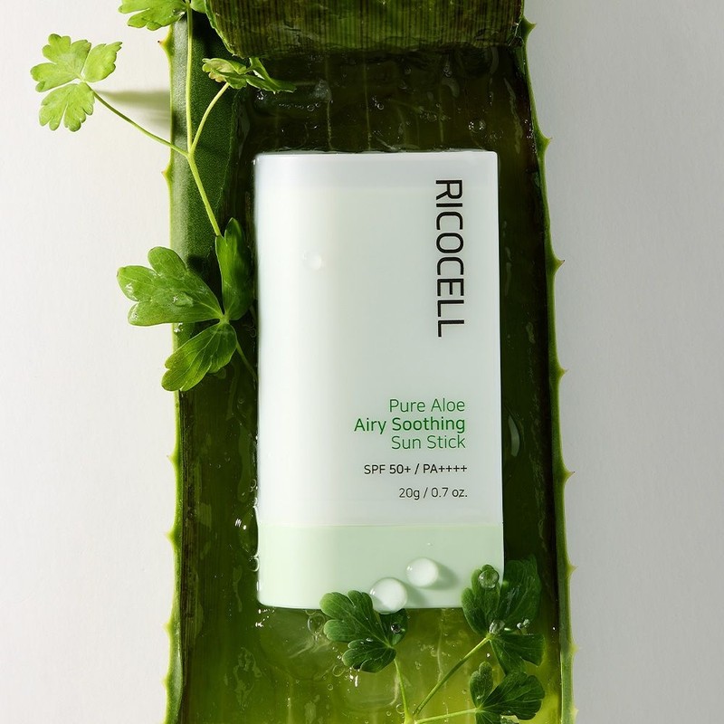 Lycocell Clear Jeju Aloe Airy Soothing Sun Stick 20g 2pcs