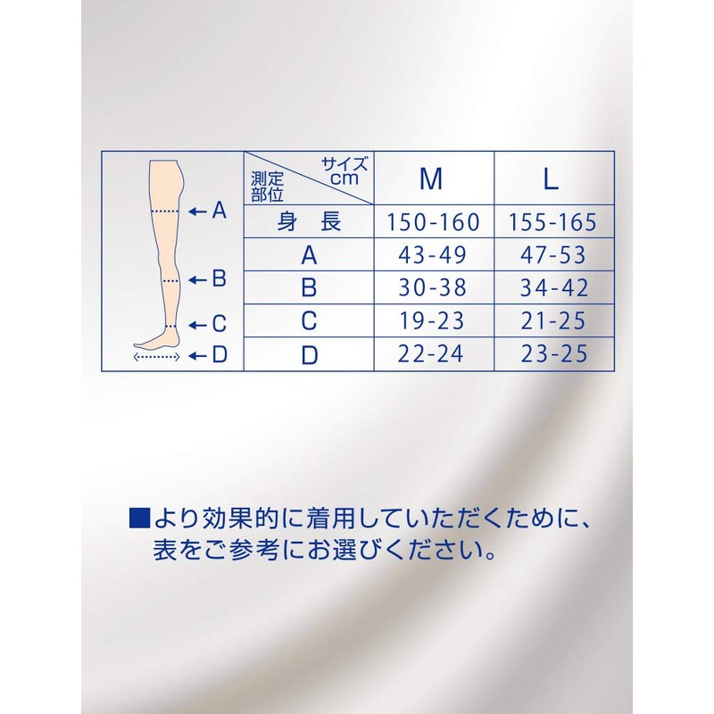 Medikyutto Compression Socks, Full Leg, Black Silk, EC Limited Simple