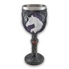 Things2Die4 Everspring Import White Unicorn Head Mug Chalice Goblet 7.5