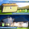 APILAB Upgraded Solar Lights Outdoor, 2 Pack 418 LED Motion
